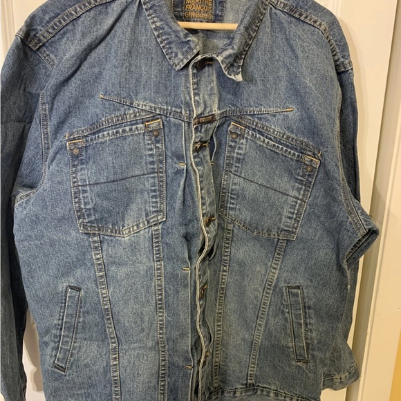 Vintage Marithe Francois Girbaud mens sz XL Blue Denim Jacket - Picture 4 of 11